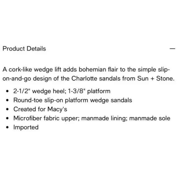 NWT Sun + Stone White Charlotte Wedge Sandals NEW with tags. Platform Sandal - Picture 3 of 4